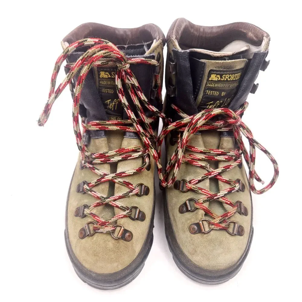 La Sportiva Jeff Lowe Italy Mountaineer Leather Hiking Boots Size 38 US Men's 6